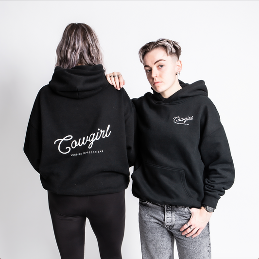 Oversized Cowgirl Hoodie - Onyx (Preorder)