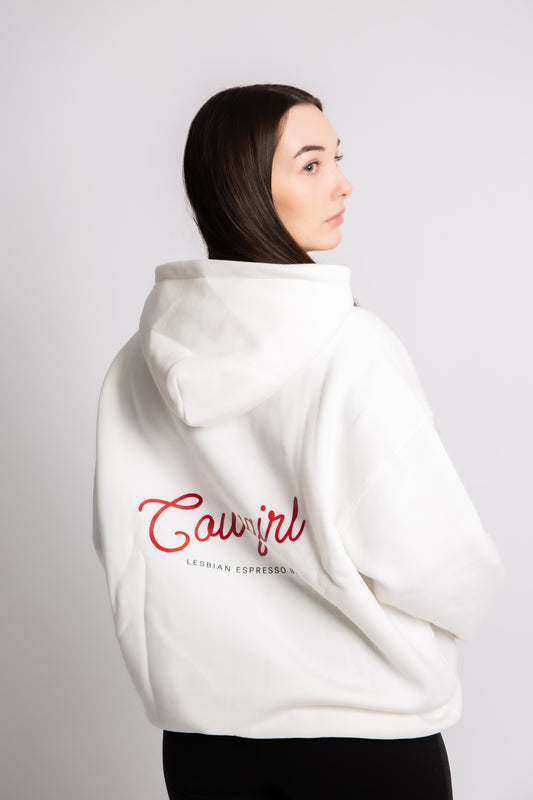Oversized Cowgirl Hoodie - Cloud (Preorder)