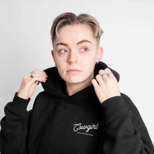 Oversized Cowgirl Hoodie - Onyx (Preorder)